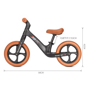 Nylon-Rahmen Einzelgang-Minifahrräder für Kinder von 2-8 Jahren Gleichgewichtstraining Fahrrad ohne Pedale - Product Image 4