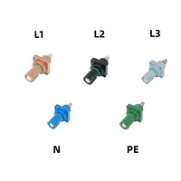 Connecteur de prise industrielle standard européen 400A, IP67, prise Rhino à courant élevé, simple pin, 400V/600V