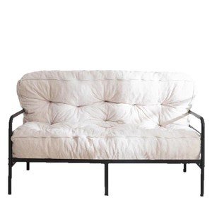 Minimalist Block Style <b>Living</b> <b>Room</b> <b>Sofa</b> With Tufted Design Foam Filling For Small Apartments - Product Image 5