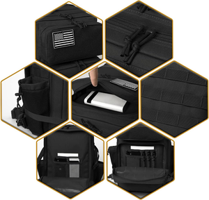 Toptan su geçirmez büyük 45l 3 gün Assault paketi Molle çanta taktik sırt açık yürüyüş seyahat kamp taktik dişli - Product Image 3