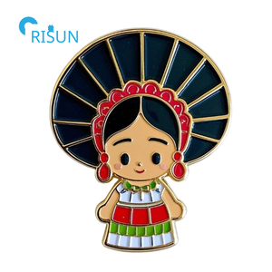 Usine Métal Mexicain Mexique Artiste Femmes Inspiré Portrait Broche Ma Propre <span class=keywords><strong>Muse</strong></span> Frida Épingle En Émail Personnalisé Frida Épinglette Badge - Product Image 6