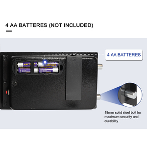 Custom Small Wall Mounted Digital <strong>Key</strong> Lock <strong>Safe</strong> <strong>Box</strong> Iron Material Low Price For Commercial Office Use - Product Image 6