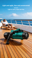 Scooter sous-marin Eahora D1 700W, hélice électrique, couleurs personnalisables, support caméra, autonomie 90 min, plongée rapide, DPV pour la mer