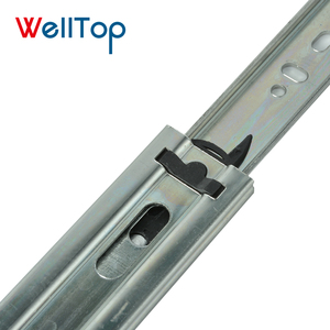 Yumuşak kapanış çekmece dolap slayt 45mm 3 katlanır 1.2*1.2*1.4mm kalınlığı 15.030