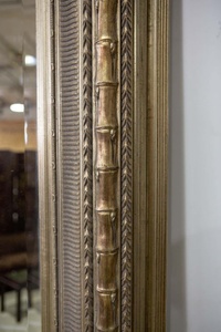 Traditional Framed Wall <b>Mirror</b> with Wood Frame and Decorative <b>Gold</b> Finish - Product Image 2