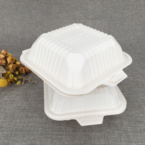 Kotak makanan kerang jagung kotak makan siang tepung jagung kotak makanan kerang sawo tepung jagung sekali pakai dapat microwave - Product Image 6