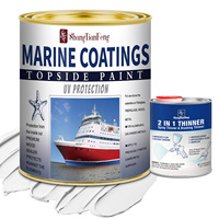 Peinture époxy spéciale anti-corrosion pour navires marins, résistante au soleil, pour structure en acier de coque, antirouille, résistante aux acides, revêtement liquide