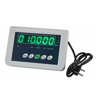 Báscula de Plataforma de Alta Resistencia de 3 Toneladas con Pantalla LED Verde y RS232