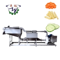Hoge Efficiëntie Frietjes Aardappelreepjes Snijder Groente Snijmachine Hydro Snijmachine voor Restaurant Fabriek