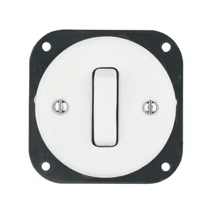 Push button wall switch for door bell,mechanism of porcelain door bell switch