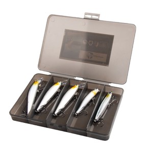 Kit de Señuelos Minolta Bait Silverfish para Pesca en Agua Media, 5 Piezas, para Pesca de Lubina - Product Image 1