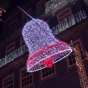 Nouvelle lampe LED géante imperméable à motif cloche pour la décoration extérieure de Noël dans les rues - Product Image 5