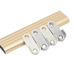 Support mural en alliage de zinc pour tringle de penderie, fixation non détachable, accessoire de support de tringle - Product Image 1