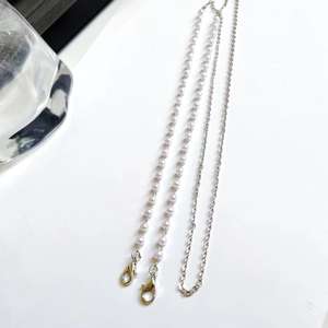 Chaînes de <span class=keywords><strong>lunettes</strong></span> en alliage <span class=keywords><strong>pour</strong></span> femmes collier en métal chaîne <span class=keywords><strong>cordon</strong></span> <span class=keywords><strong>pour</strong></span> <span class=keywords><strong>lunettes</strong></span> de lecture <span class=keywords><strong>lunettes</strong></span> de retenue porte-chaîne - Product Image 3