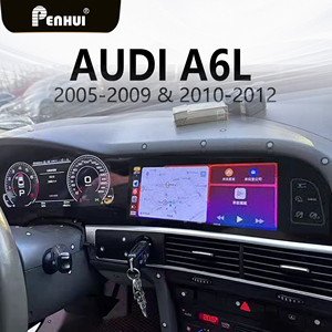 Автомобильный мультимедийный DVD-плеер для Audi A6L 2005-2011 плеер DSP аудио 24,6 дюймов экран 1920*720 цифровой кластер - Product Image 2