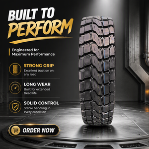 Llantas para Camión en Stock, Garantía de 50000 km, 6.00R15LT 315/80R22.5 11R22.5, Patrón de Bloque para Todoterreno, para Camiones y Remolques Pesados - Product Image 1