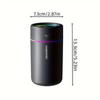 Diffuseur d'arômes portable pour voiture, mini USB rechargeable, avec logo personnalisé, diffuseur d'air intelligent pour bureau, chambre à coucher, voiture