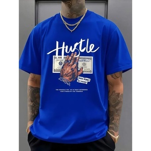 Camiseta de Lujo de Alta Calidad 100% Algodón, Unisex, con Logotipo Personalizado, Corte Cuadrado, Camiseta Blanca Extra Grande para Hombre - Product Image 1