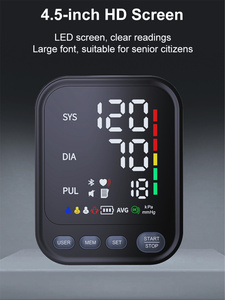 Thông minh huyết áp màn hình trên cánh tay loại kỹ thuật số tự động bằng giọng nói phát sóng huyết áp màn hình cho nhà bệnh viện - Product Image 3