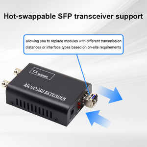Оптоволоконный удлинитель 3G-SDI/12G-SDI, односторонний/двусторонний, HD 4K, 1/4/8 каналов SDI видео по оптоволокну, профессиональное вещательное оборудование - Product Image 2