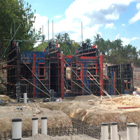 Panneaux de coffrage en ABS pour la construction résidentielle et commerciale, réutilisables, directement de l'usine