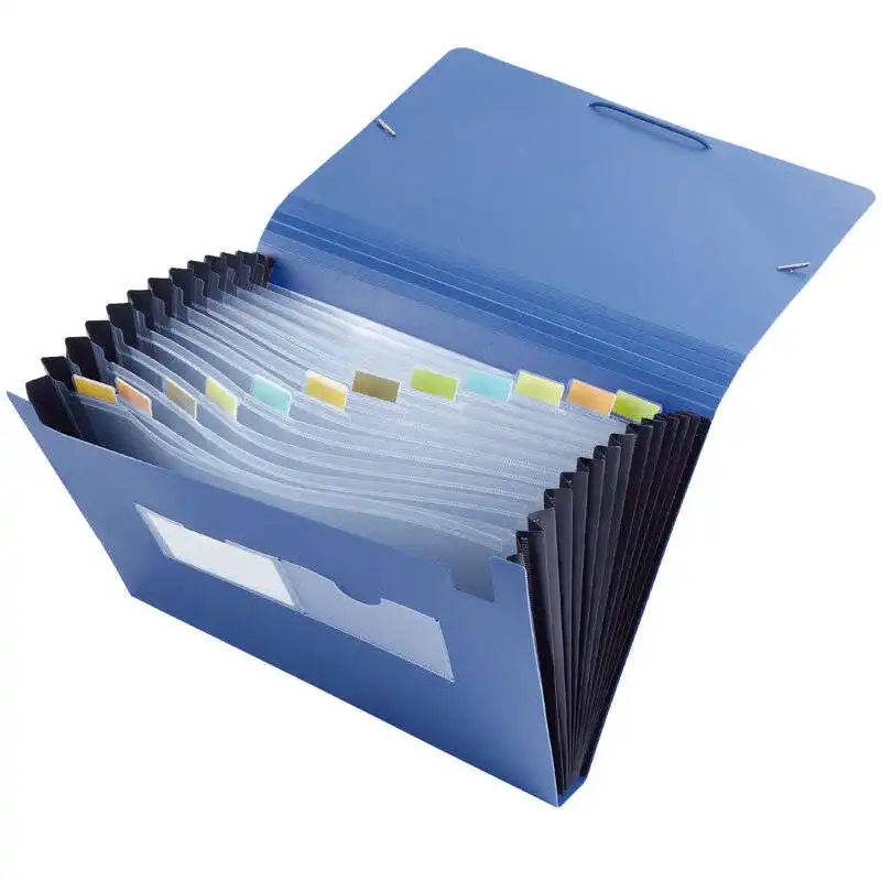 事務用品テスト良いプラスチックボックスファイルA4デスクトップオフィス用オフィスオルガンバッグファイルフォルダー