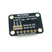5027 MCP9808 Sensor Suhu I2C Akurasi Tinggi Papan Breakout Modul Sensor Suhu Digital 2.7V-5.5V Plug-and-Play