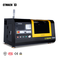 Tour CNC horizontal compact de table CTMACH Black Box 210, machine de tournage automatique de haute précision, Fanuc//GSK