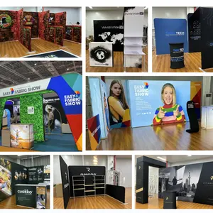 Easy Assemble Modular Aluminum Booth Backdrop Stand Advertising Equipment Expo Tradeshow Booth Exhibition Display Booth