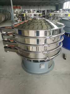 Paslanmaz Çelik Çok Katmanlı 800mm Döner Titreşimli Elek Makinesi Polen Ekstraksiyon Tozu İçin - Product Image 4