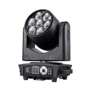 ไฟหัวขยับ Jiechuang 7x40W LED สีสันครบถ้วน สำหรับเวที แสงสีแบบปรับโฟกัสได้ เหมาะสำหรับคลับ บาร์ และเวที - Product Image 1