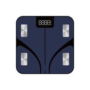 Báscula Inteligente de Grasa Corporal Duradera con Bluetooth, Báscula Electrónica de Vidrio para Monitoreo de Salud en el Hogar, Rectangular Negra CF528BLE - Product Image 4