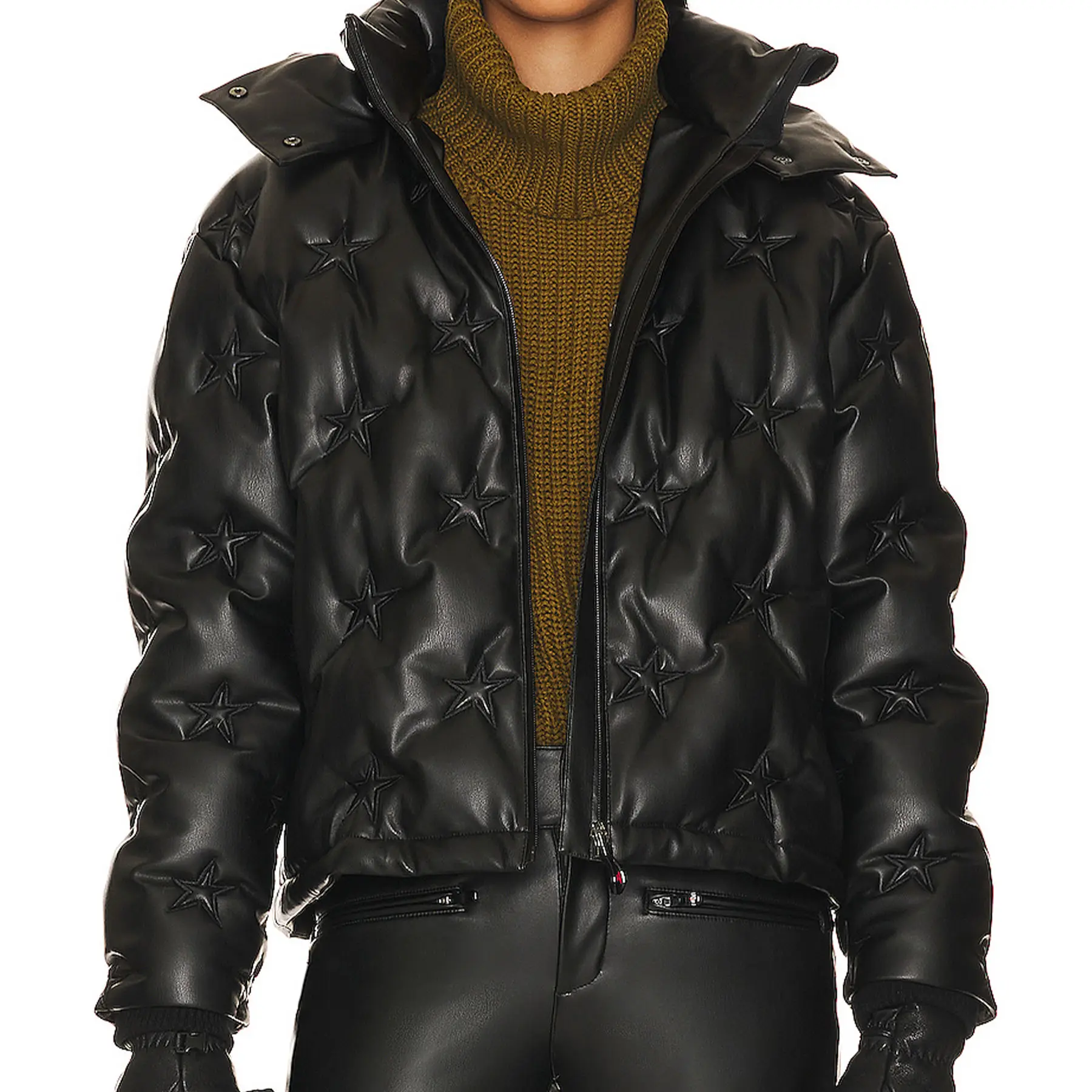 Büyük boy kadın kış aşağı ceket 2023 yeni moda mat yakışıklı basit yüksek kaliteli özelleştirme