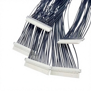 DF19G-14S-1C Linha de Teste da China 1.0 Espaçamento 14 Pinos Dupla Face com Carcaça de Borracha 26cm de Comprimento Lvds - Product Image 1