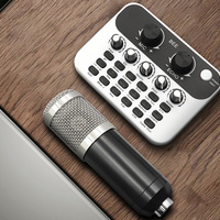 Mini carte son USB Portable sans fil 3 canaux USB Audio carte son console de mixage avec compatible sans fil pour ordinateur PC