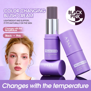 High Quality Long Lasting Waterproof Brightening Makeup Mini Cute Natural Temperature-Changing Color Blush Cream <b>Stick</b> - Product Image 2