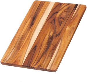 Planche à découper en bois de qualité supérieure avec rainure pour les jus, grande planche à découper réversible pour la préparation de la viande, des légumes et des fruits en cuisine - Product Image 3