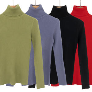 All'ingrosso autunno Pre inverno <span class=keywords><strong>donna</strong></span> <span class=keywords><strong>donna</strong></span> Mujer abbigliamento <span class=keywords><strong>vestiti</strong></span> maglia Pullover Pullneck maglione maglioni top per le donne - Product Image 4