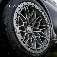 Jantes ZFAN professionnelles tout-terrain en alliage d'aluminium forgé, neuves et polies, 17-19 pouces, 827M, pour Jeep JK JL, pour G8X M3 M4