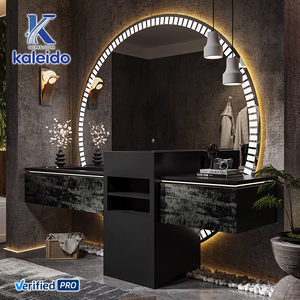 2026 OEM Kaleido: Самый продаваемый набор для ванной комнаты – роскошный дизайнерский набор ручной работы с зеркалом и столешницей - Product Image 5