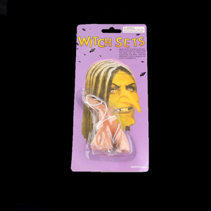 Nez de Sorcière Maléfique Beige pour Costume de Sorcière, Accessoire de Fête d'Halloween et de Cosplay - Product Image 6