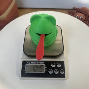 ภาชนะใส่เกลือรูปกบ PLA สำหรับตกแต่งห้องครัว  กระปุกเกลือรูปกบพิมพ์ 3 มิติ พร้อมช้อน - Product Image 5