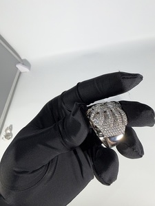 Anillo de Estilo Urbano Hip-Hop con Araña de Circonio, Chapado en Cobre con Oro Real, Joyería de Circonio, Regalo Personalizado, Anillo de Tarántula - Product Image 5