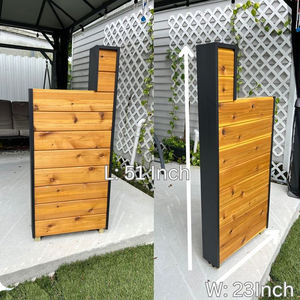 Buzón de acero galvanizado recubierto de polvo impermeable a prueba de herrumbre con número de casa <span class=keywords><strong>Digital</strong></span> de montaje de poste exterior - Product Image 3