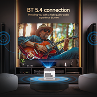 Projecteur Intelligent HY350 MAX 900 ANSI Full HD 1080P Portable WiFi6 Commande Vocale Stéréo HIFI Enceintes Intégrées Cinéma Maison