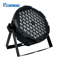 36 pièces/60 pièces 3w RGB 3in1 LED mince plat en plastique Par lumière DMX512 pour Dj Club Concert événement Bar mariage scène éclairage