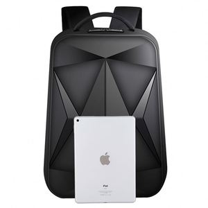 Sac à dos pour ordinateur portable pour hommes d'affaires, sac à dos de voyage scolaire en plein air, coque rigide unisexe, imperméable, durable, ABS, avec chargeur USB - Product Image 6