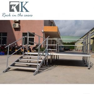 Marches de scène d'événements en plein air en gros à bas prix scène à quatre jambes réglables pour costumes de performance robe de performance - Product Image 4