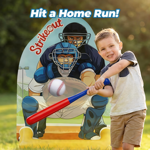 Juego de Béisbol Inflable Strikeout con Bate y Pelotas - Product Image 3