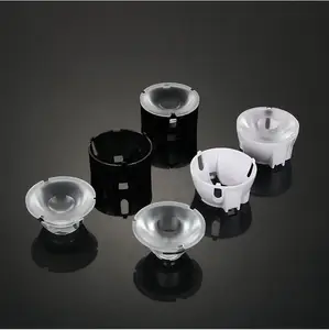 Fabricante de lentes LED secundarias Lente LED única de 55 grados Óptica Lente LED downlight